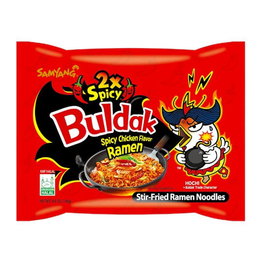 Samyang Hot Chicken Ramen 2X Doppio Piccante - Buldak Ramyun Noodles Istantanei