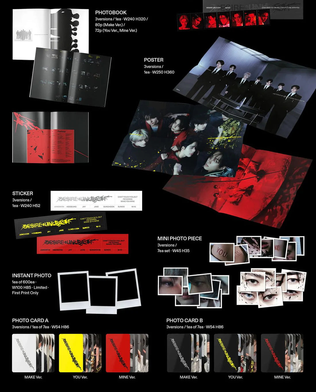 ENHYPEN – 6th Mini Album – DESIRE : UNLEASH
