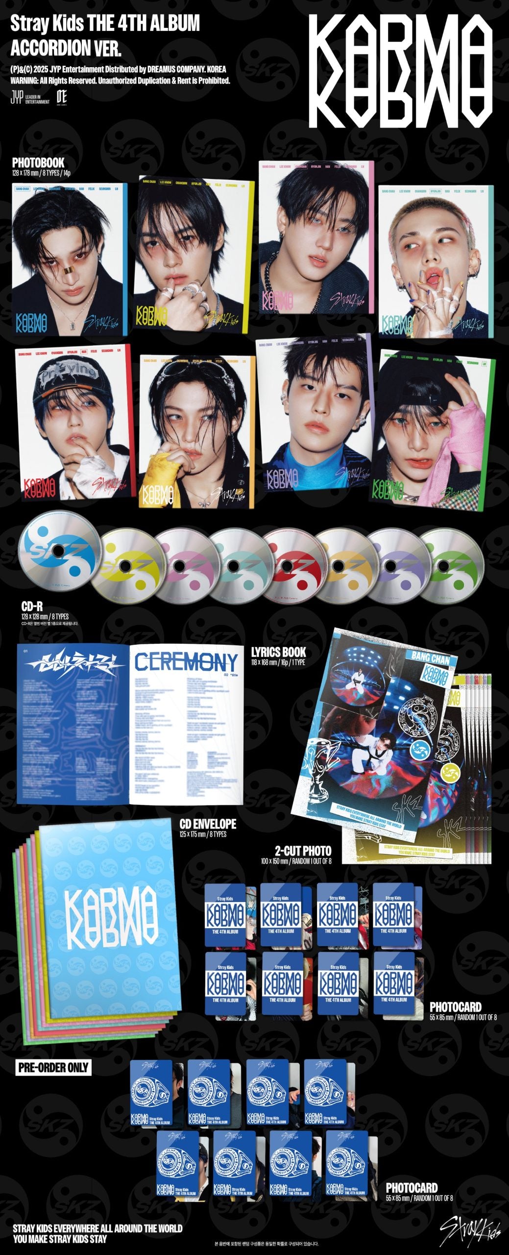 Stray Kids – 4th Album – KARMA [Accordion] (Version Choice)