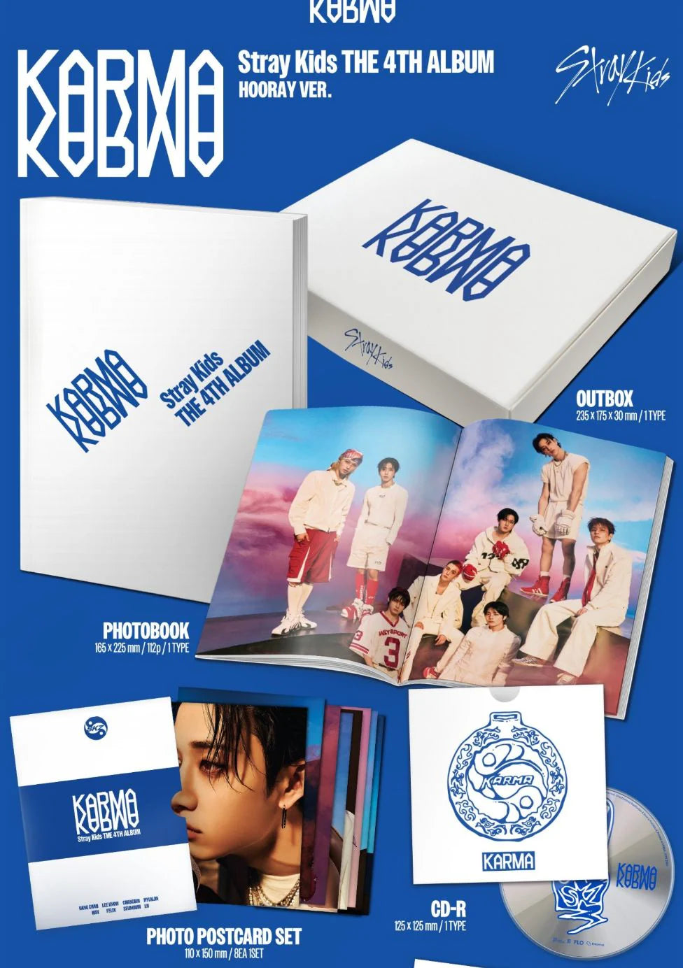 Stray Kids – 4th Album – KARMA (Version Choice)