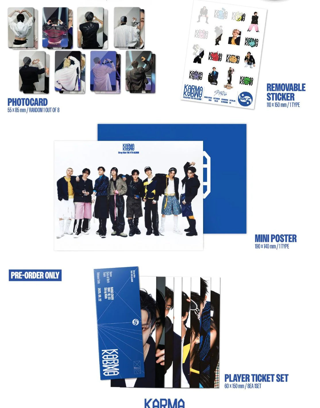 Stray Kids – 4th Album – KARMA (Version Choice)